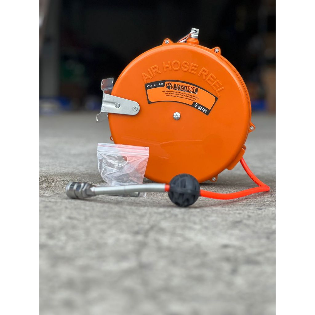 BLACKFOOT Gulungan Selang Angin Kompresor- Air HOSE RELL Selang Kompresor gantung house reel