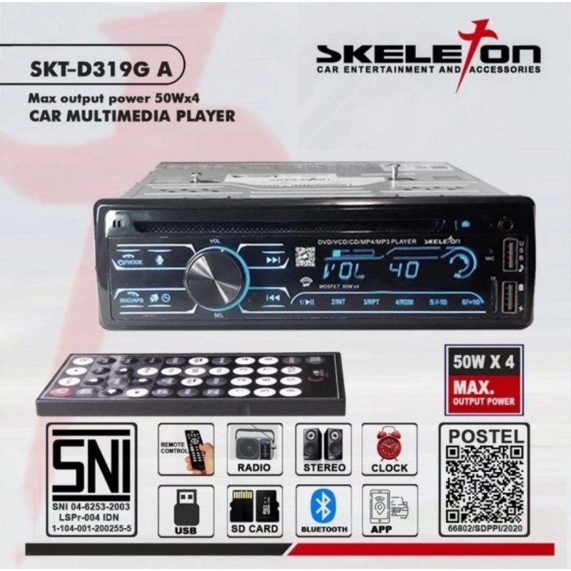 Single Din DVD bluetooth mp3 tape mobil singledin multimedia player usb embassy platinum tape kaset 
