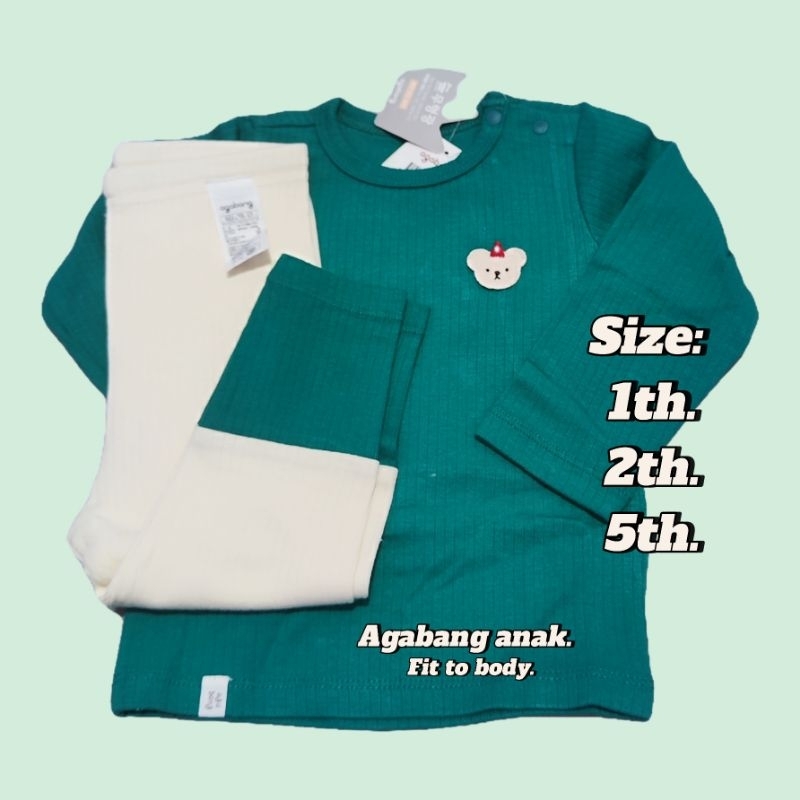 setelan baju anak brand Agabang