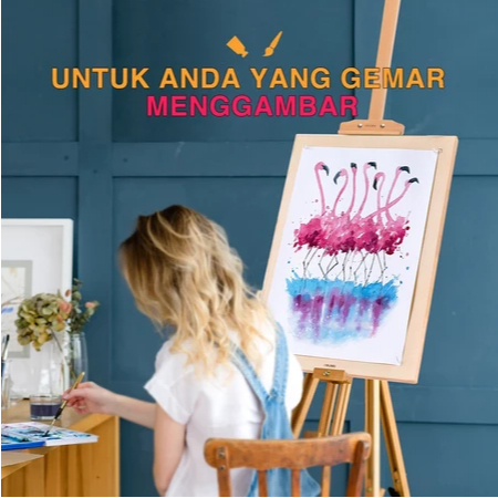 

Deli Watercolor Paint Paper / Kertas Gambar / Canvas 4K/8K/16K/32K 20 Lembar Kertas 230g 739XX