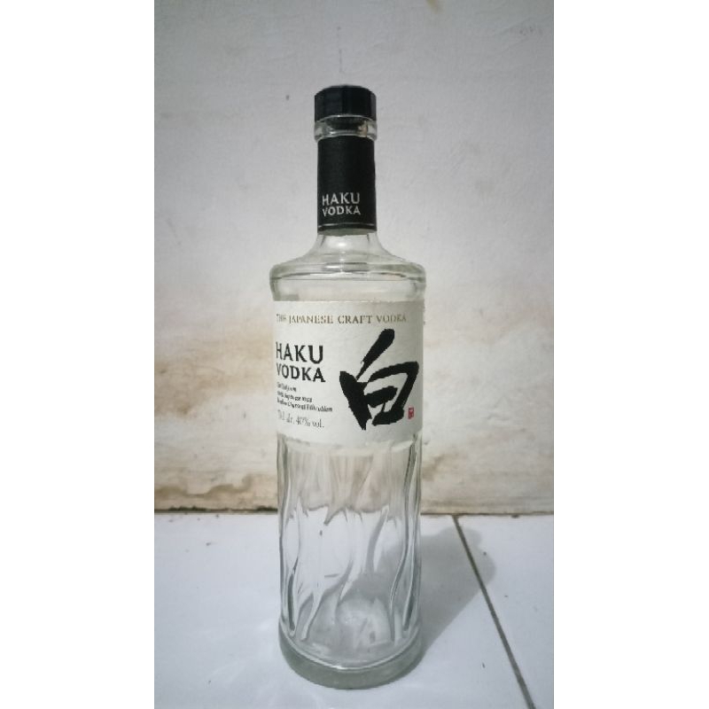 Jual Botol Bekas Haku Vodka Japanese Rice Vodka - 700 ml