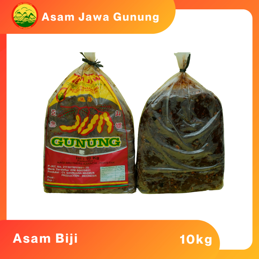 

ASAM JAWA ASAM BIJI CAP GUNUNG KEMASAN 10KG CAP GUNUNG