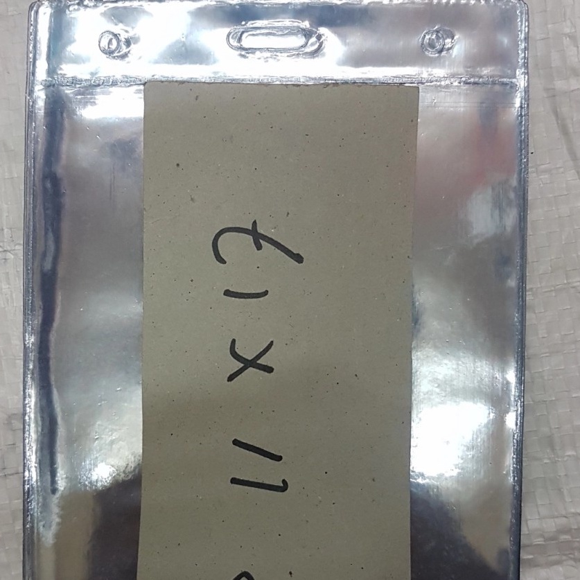 

KODE PRODUK 6KJNL6254 Kantong Panitia Bening Ukuran 11x17 ISI 1 Plastik Mika Micron 9