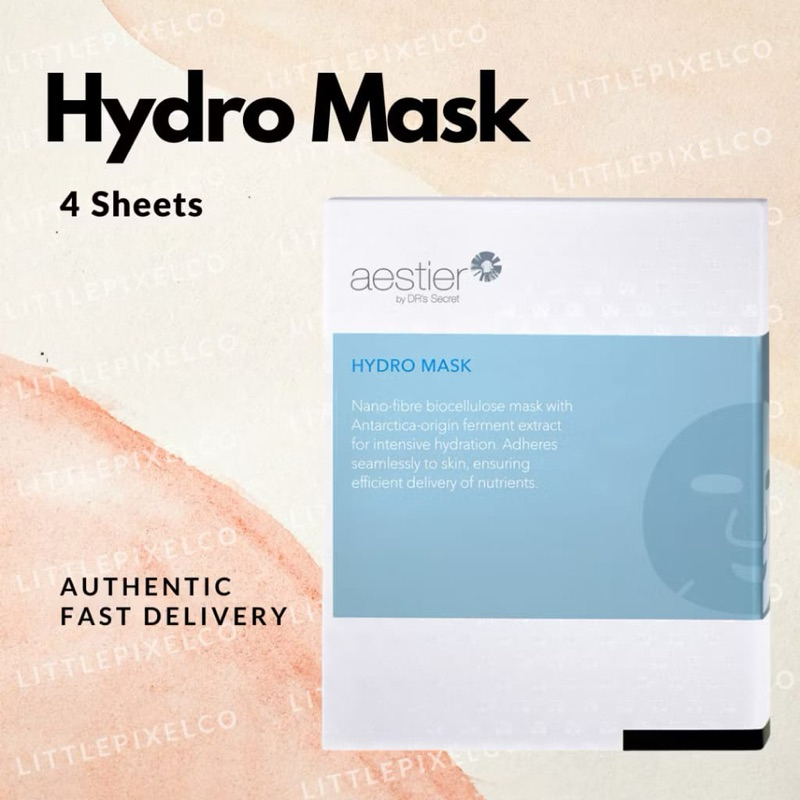 [TERMURAH] hydro mask aestier 1 box 4 sheetmask masker wajah drs dr dr's secret secrets