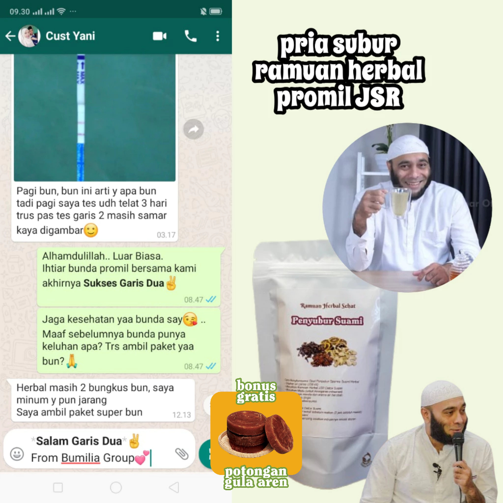 

Paket Promil Ramuan JSR Zaidul Akbar Sehat Program Hamil Serbuk Jahe Lawang Cengkeh Tips Garis Dua