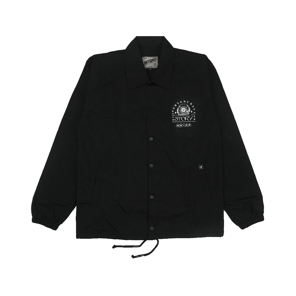 Sniff Supply Coach Jacket | RIVOTRA, Black