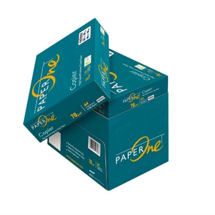 

KODE PRODUK FJ7M3355 Kertas HVS A4 75 gr Paper One per box isi 5 rim
