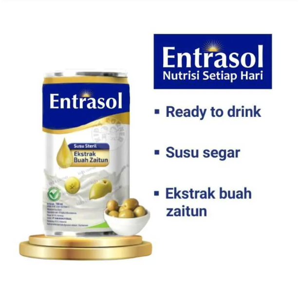 

Entrasol Can Susu Steril Kaleng 180ml