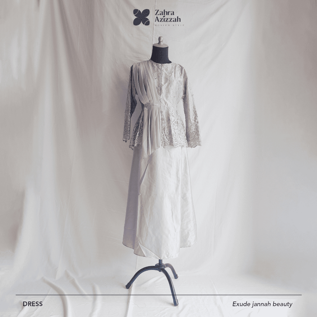 Long Dress Tile Mix Velvet Dayyinah