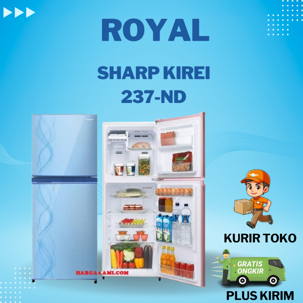 KULKAS 2 PINTU SHARP SJ-237ND