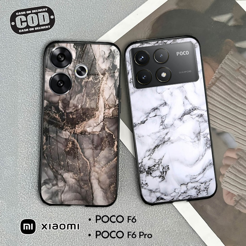 Softcase Kaca For POCO F6 & POCO F6 PRO - Case Handphone POCO F6 & POCO F6 PRO [T32].