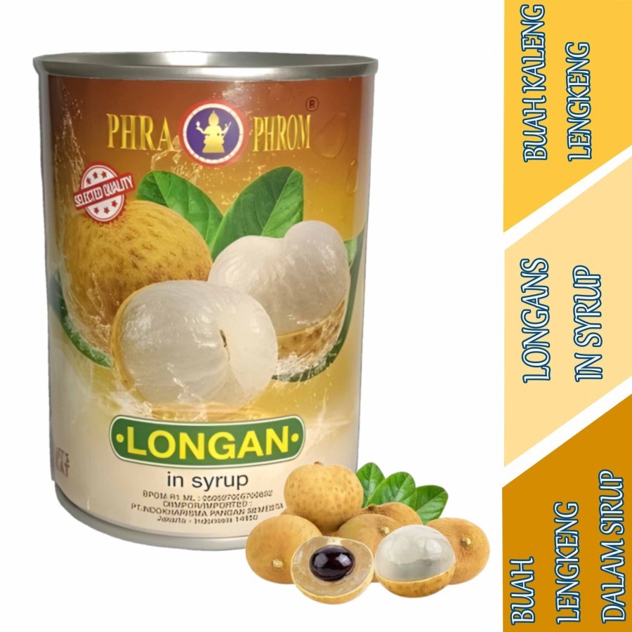 

Buah Lengkeng Dalam Sirup - Longans In Syrup - Buah Kaleng Lengkeng - 565gr