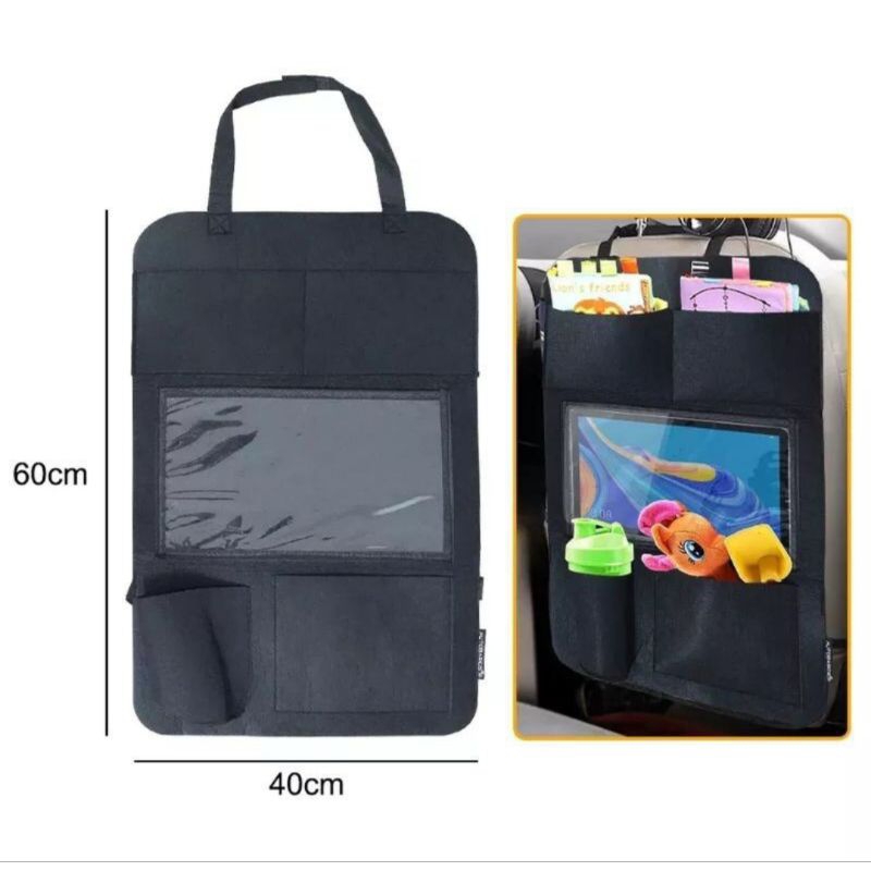 CAR SEAT ORGANIZER Tas Gantung Kursi Mobil Multifungsi Tas Jok Mobil Banyak Saku Aksesoris Jok Mobil