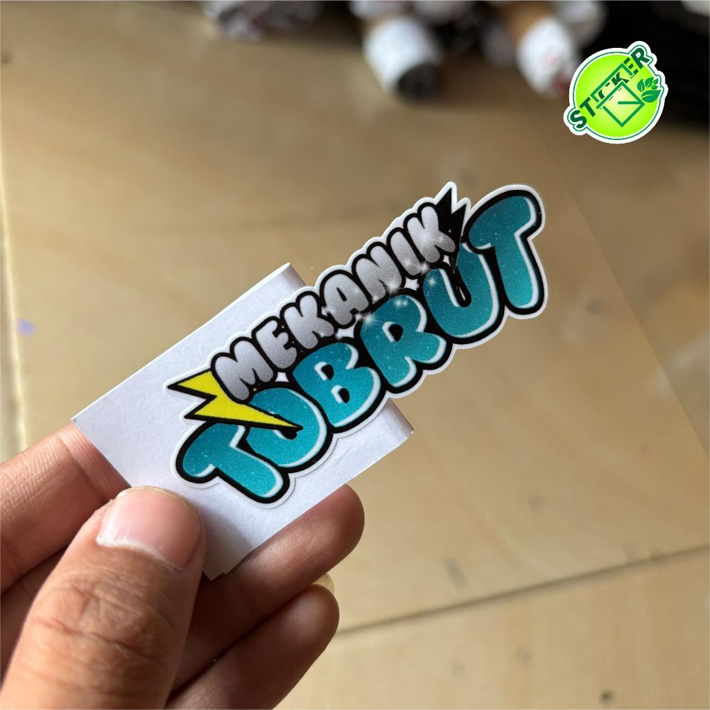 

STIKER SATUAN PRINTCUT MEKANIK TOBRUT TINGGAL TEMPEL