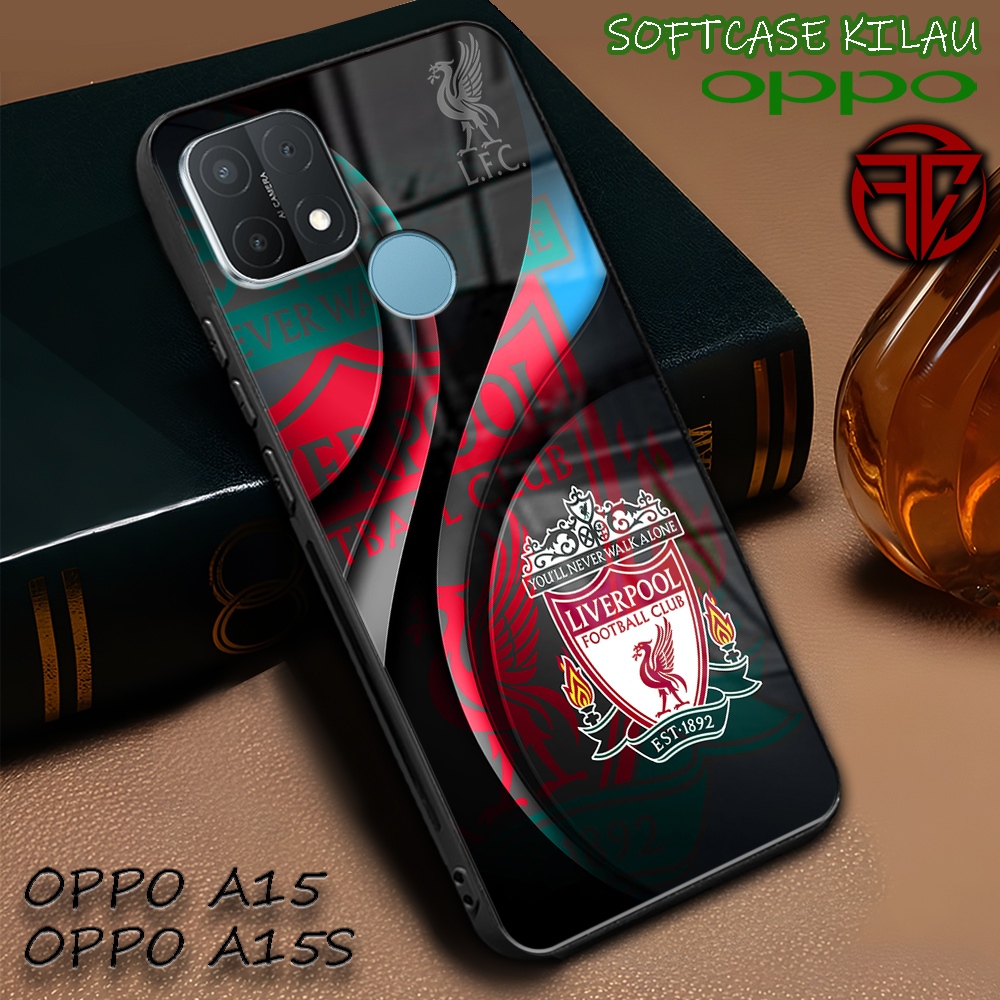 [AM02] Softcase Kilau Oppo A15 | Oppo A15s | Casing Kaca Mika | Kesing Keren Aesthetic [ Bola | Peli