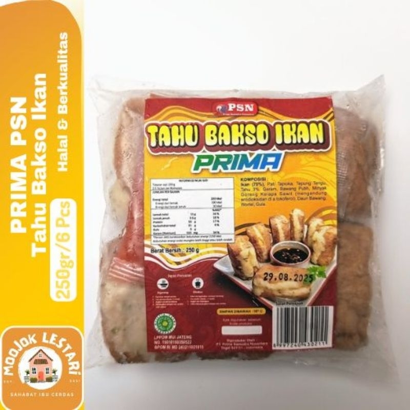 

PRIMA Bakso Tahu Ikan 250gr Halal isi 6 Tahu Isi Besar Enak Murah