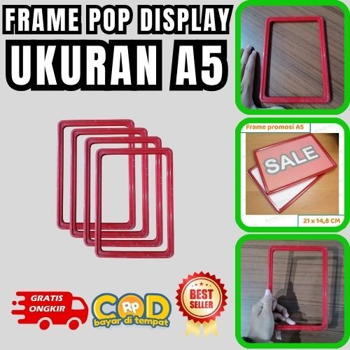 

DISPLAY HARGA POP UP PROMOTION A5, DISPLAY PROMO, FRAME PROMO A5