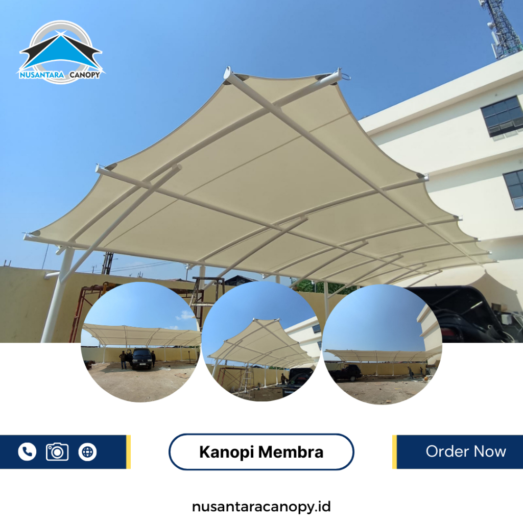 Kanopi membran - canopy atap membrane bergaransi - tenda membrane murah jakarta