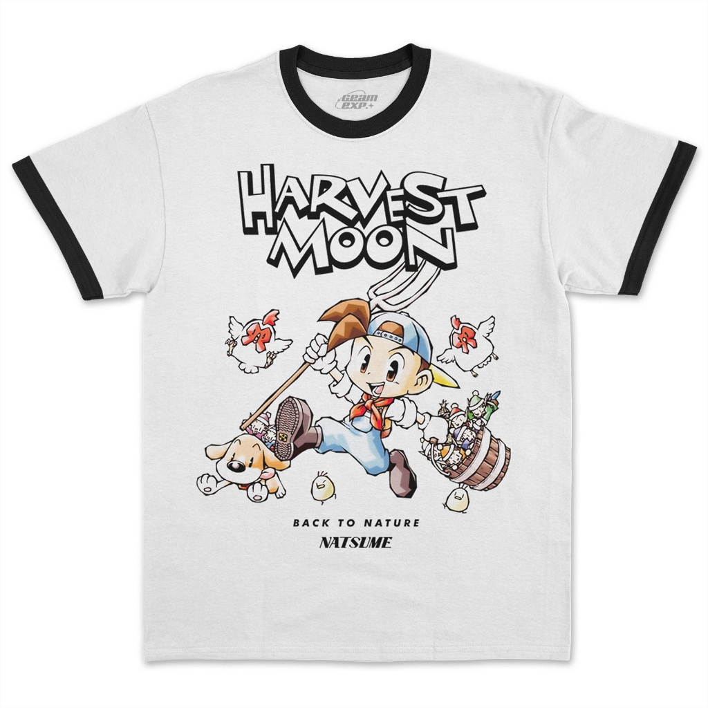 Kaos Baju Harvest Moon | PS1 | Game T-Shirt