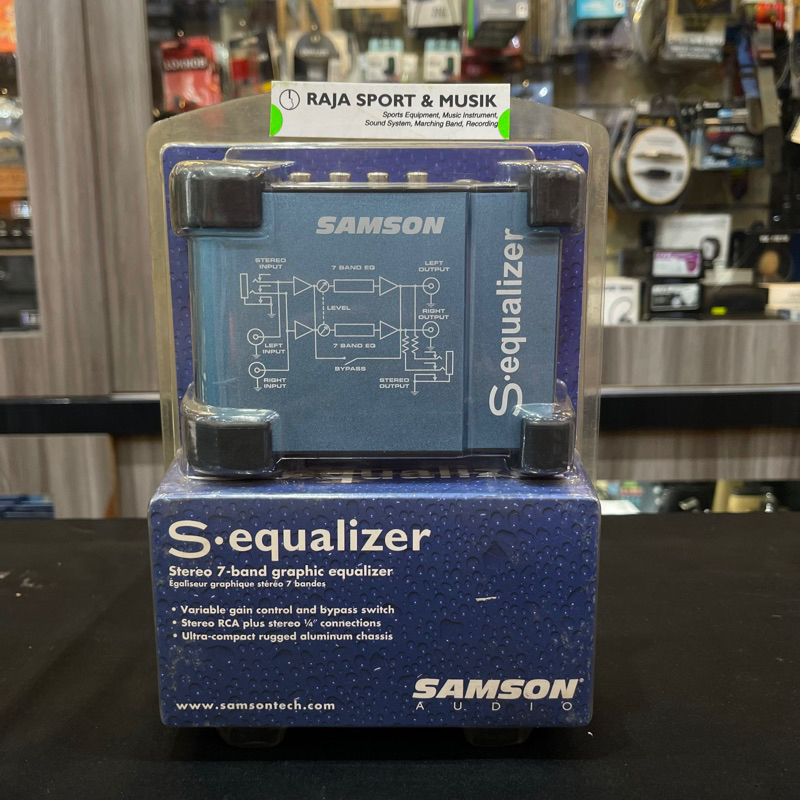 SAMSON STREO 7 BAND GRAPHIC EQUALIZER ORIGINAL 230 V S EQUALIZER