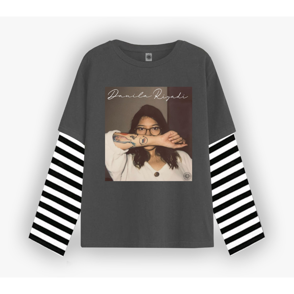 Nouths Tshirt Double layer Danila Riyadi Vintage  long sleeve  band kaos pria wanita