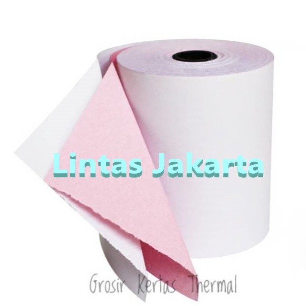 

KODE PRODUK KQIE8579 Kertas Struk HVS Ukuran 75 mm x 65 mm 2 Ply 2 Rangkap Isi 1 roll