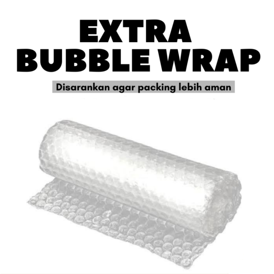

Ekstra Packing / Bubble Wrap / Box Baru / Kardus Bekas