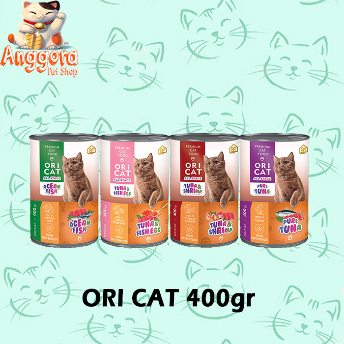 Makanan Kucing Basah ORI CAT Kaleng 400 g Untuk Kitten & Adult - ORI CAT Kaleng Murah