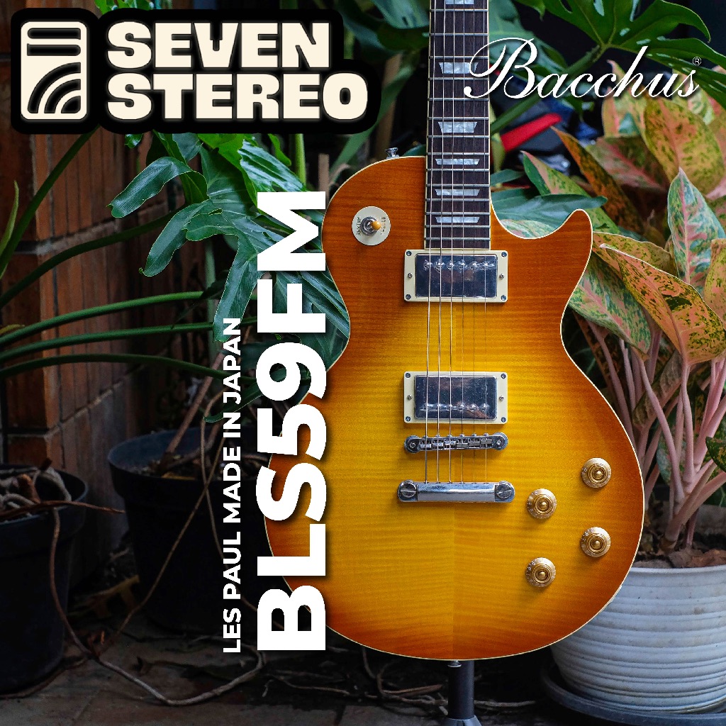 Bacchus CRAFT Series BLS59FM BLS-59FM Les Paul Model Guitar Made In Japan