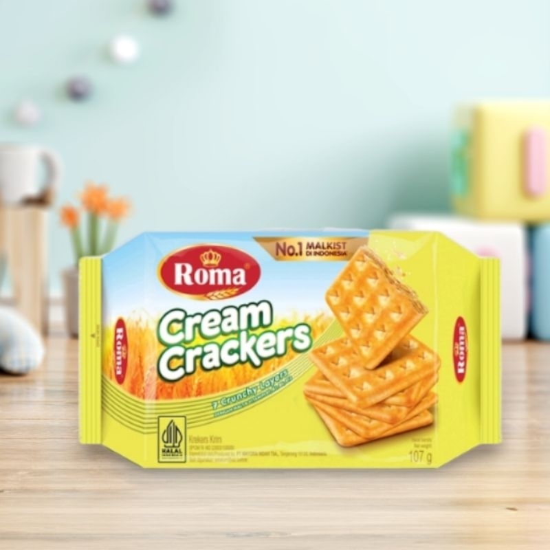 

minky - Roma Cream Crackers 1 karton ( 20 pack x 107 gr )