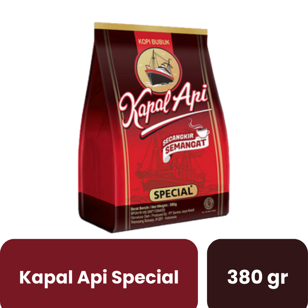 

Kapal Api Kopi Hitam Special 380 gr Kopi Murni Kapal Api Besar Kapal Api Jumbo Kopi Kapal Api Besar