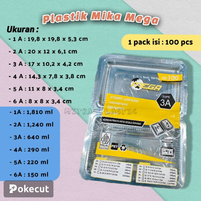 Mika Plastik - Mika Makanan - Mika Kue Snack