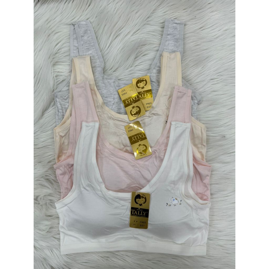 YISTORE98 - MINISET BUSA TALLY 537 KATUN FREESIZE - Tally 537 Miniset Bra Anak Perempuan Remaja Anak