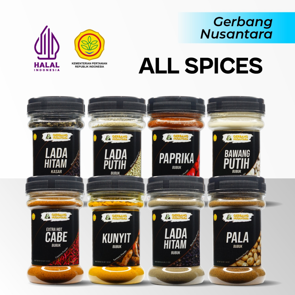 

Gerbang Nusantara - All Spices Dan Herbs Bumbu Masak Dapur Rempah Lengkap 50gr