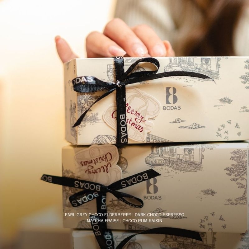 

FRENCH SABLE COOKIES NATAL / COOKIES HAMPERS / CHRISTMAS COOKIES / FRENCH COOKIES / PARSEL NATAL / JINGLE COOKIES IN BOX
