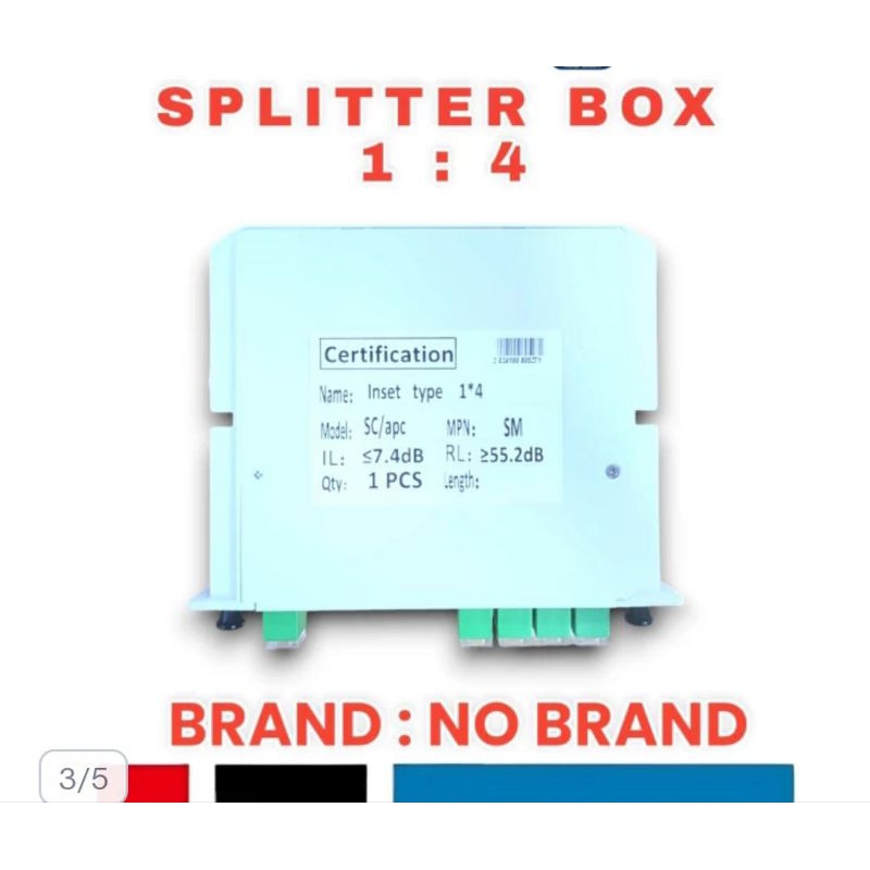 Splitter box 1-4 SC apc