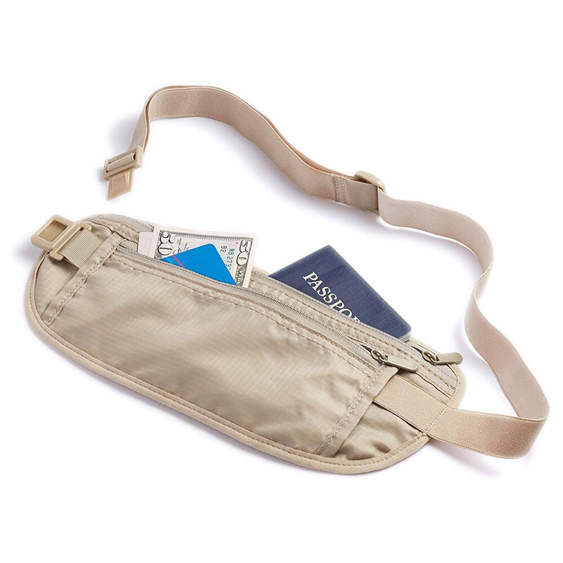 Tas Pinggang Anti Maling tas travel dompet hp kunci wanita pria