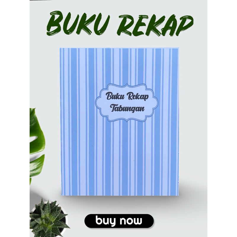 

BUKU REKAP TABUNGAN (BISA CUSTOM) ISI BOLAK BALIK