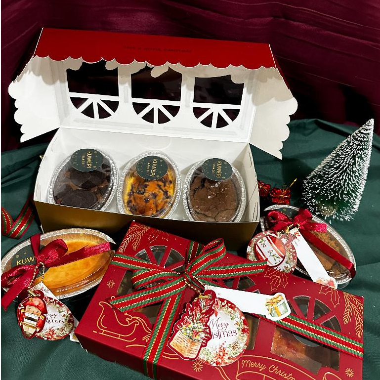 

HAMPERS NATAL | TRIO SWEET BUNDLE | BURNT CHEESECAKE | BROWNIES | BROWNIES CHEESECAKE