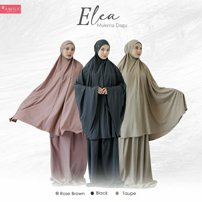 ELEA MUKENA DAGU by Amily Hijab | Mukena Travel | Mukena Katun | Mukena adem