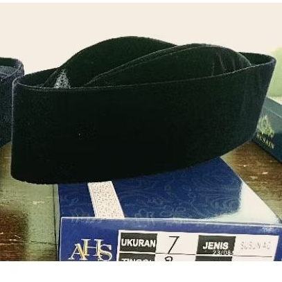 Peci susun songkok susun kopiah hitam Kopyah Hitam Tinggi 7cm/8cm/9cm/10cm