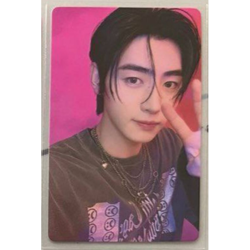 sunghoon yizhiyu POB ob orange blood vce r4 photocard yzy enhypen