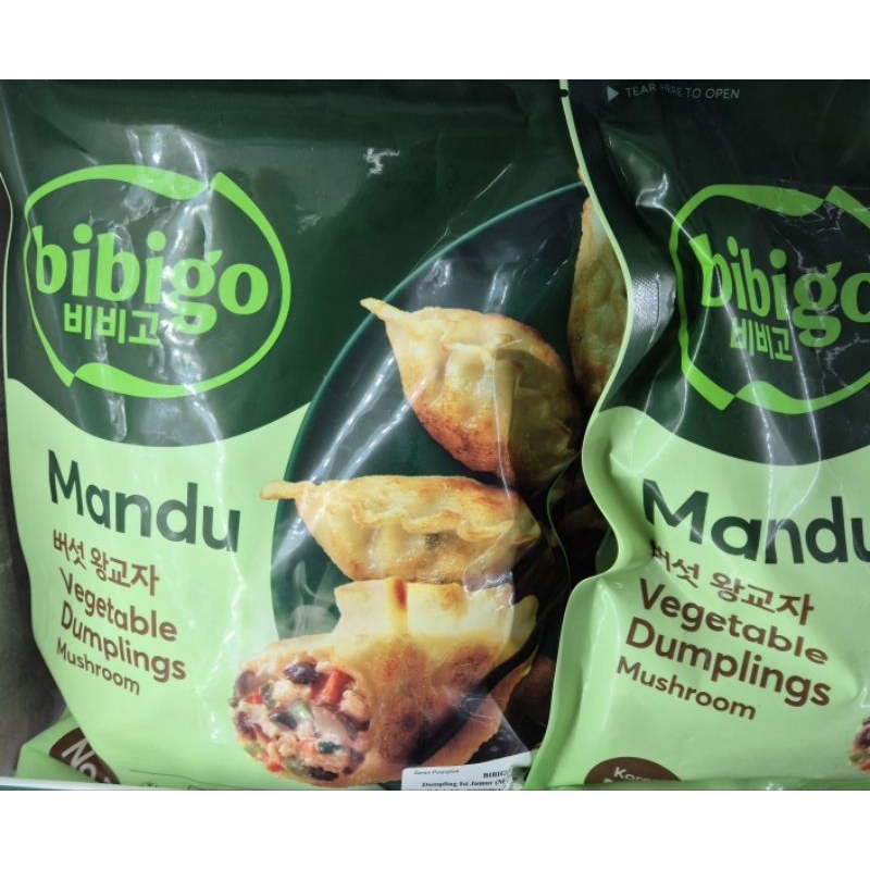 

BIBIGO Mandu Vegetable Dumplings Mushroom 420g - HK.