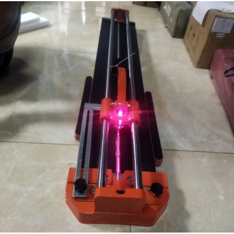 Alat Potong Keramik Granit 120 CM 1,2 Meter Model Dorong Laser Ronway