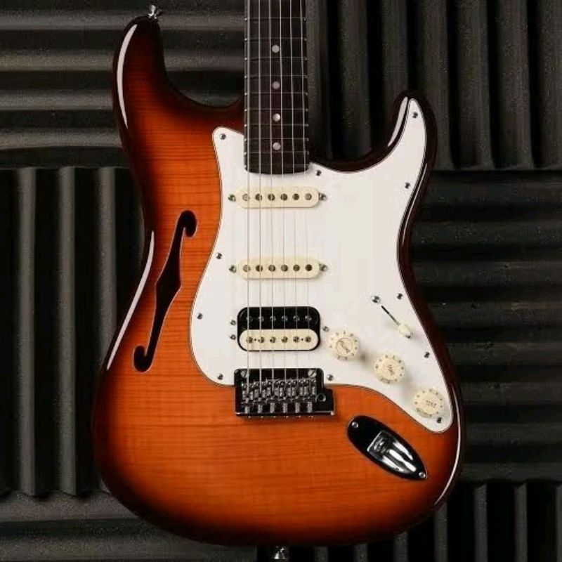 Body Gitar Stratocaster thinline