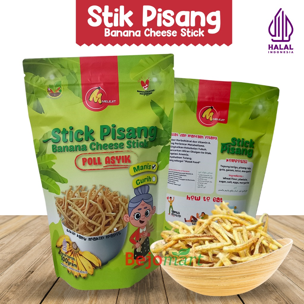 

Stik Pisang Banana Chips 100gr Oleh Oleh Rembang