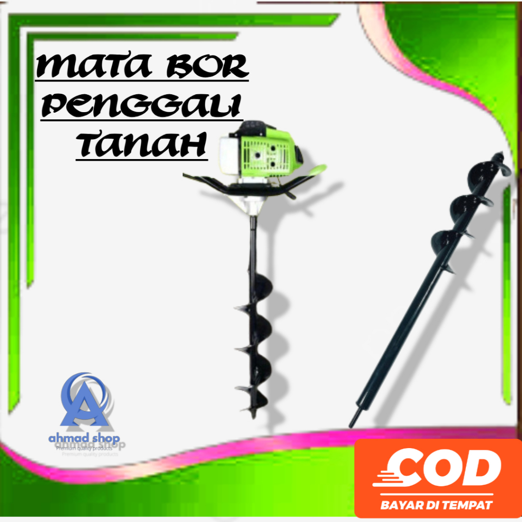 MPT Mata Bor Penggali Tanah Auger Spiral Drill Head Biopori