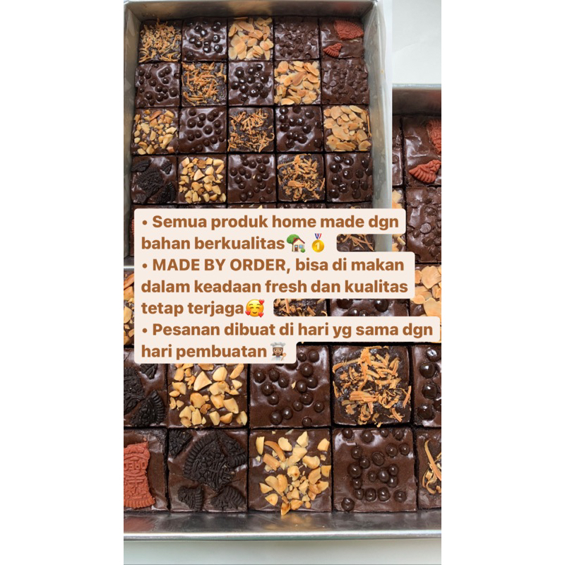 

FUDGY BROWNIES / BROWNIES PANGGANG