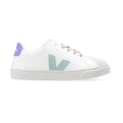 Sepatu Sneakers Anak Veja V 10 White Matcha Lavender