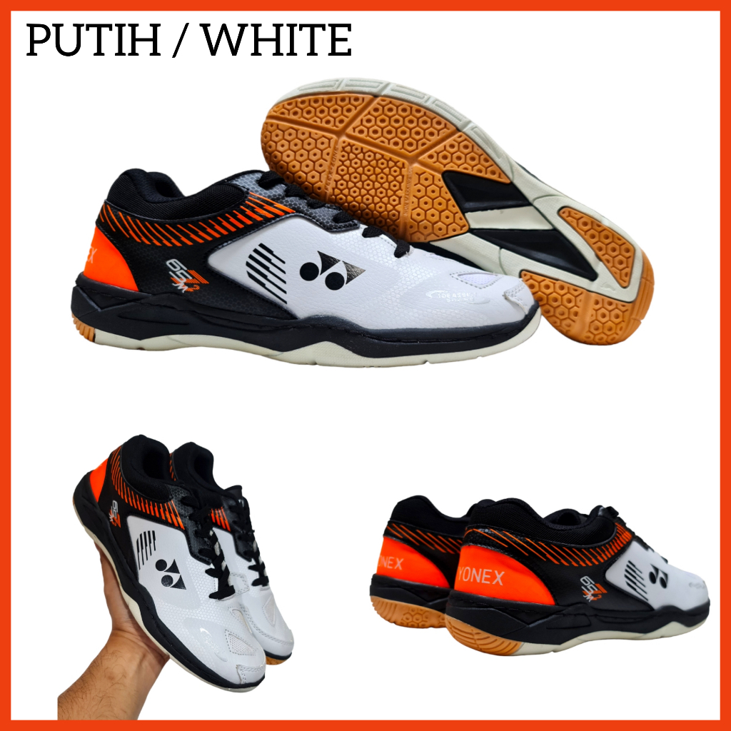 BESTPROMO CUCI GUDANG SEPATU BADMINTON PRIA WANITA SOL KARET BERDECIT ANTI SLIP / SEPATU OLAH RAGA